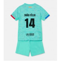 Camisa de time de futebol Barcelona Joao Felix #14 Replicas 3º Equipamento Infantil 2023-24 Manga Curta (+ Calças curtas)